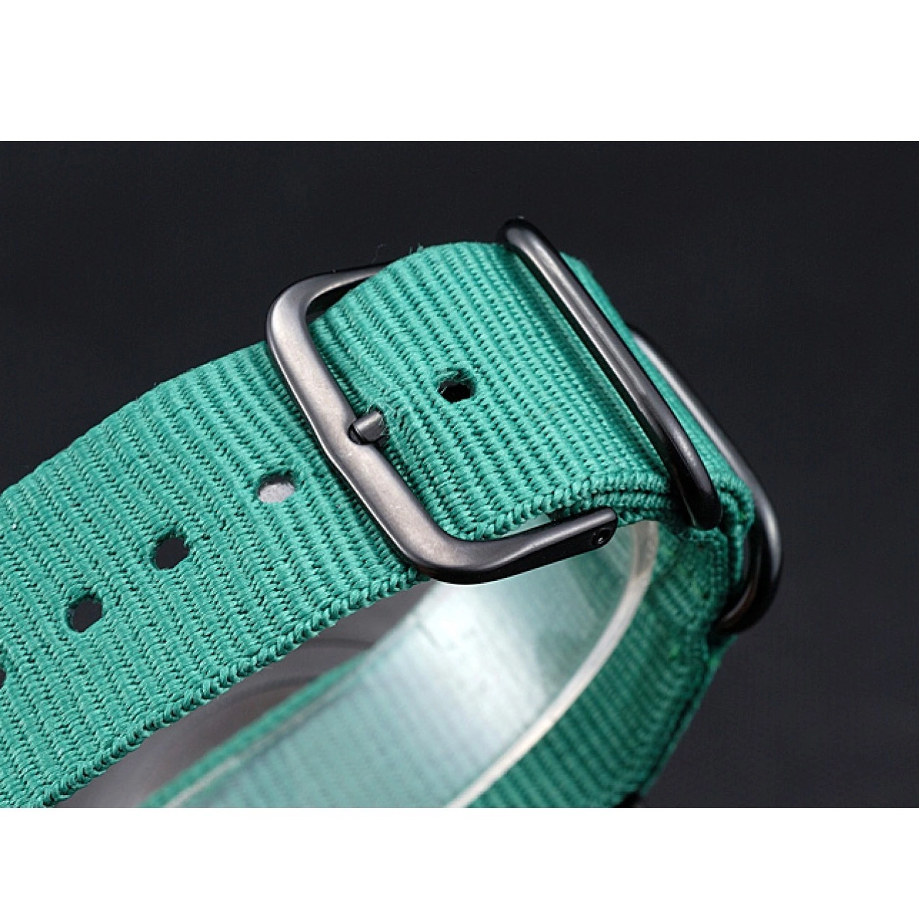 Aaa replica Rolex Submariner Stealth Strap 622009 Green Nylon 0815